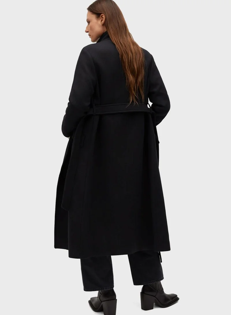MANGO Longline Coat