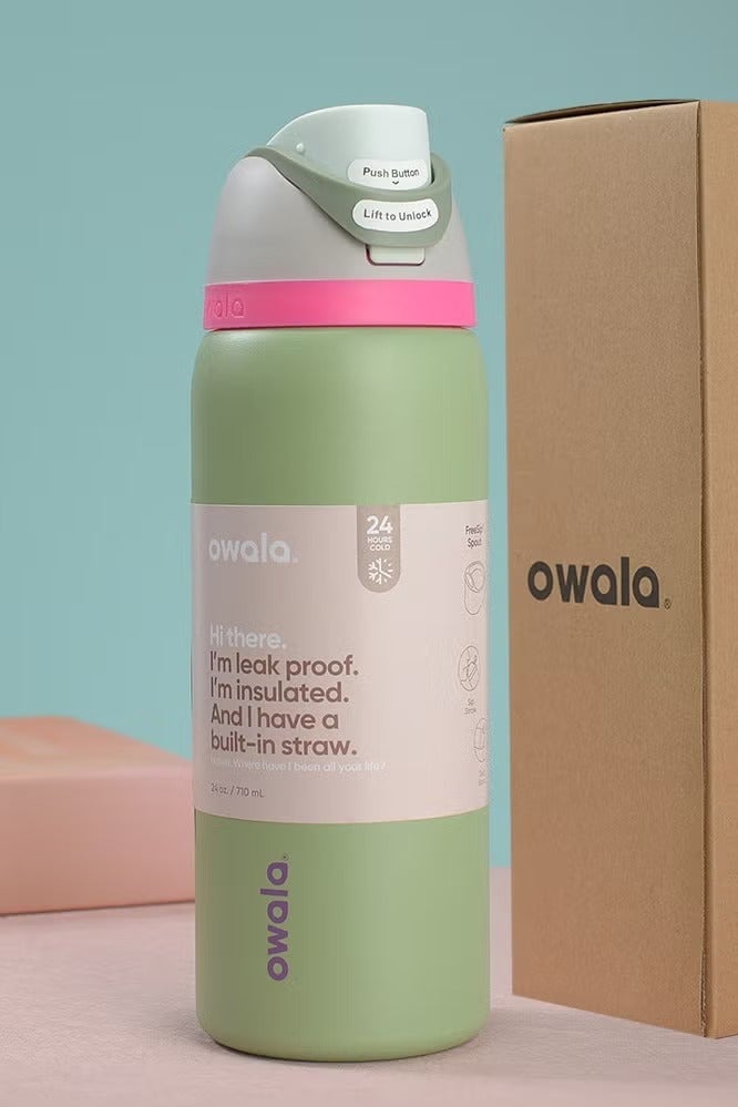 Owala Owala FreeSip Insulated Stainless Steel Water Bottle With Straw For Sports Travel And School BPA Free Sports Water Bottle 32oz 