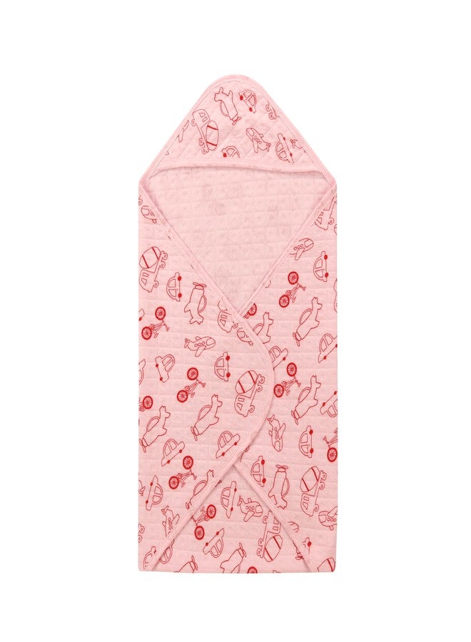 Dikary Hooded Baby Towel - Premium Soft Baby Bath Towel for Bathtub for Newborn, Infant - Ultra Absorbent, Natural Baby Stuff Towel for Boy and Girl (Yellow Pink Green) - Image 3
