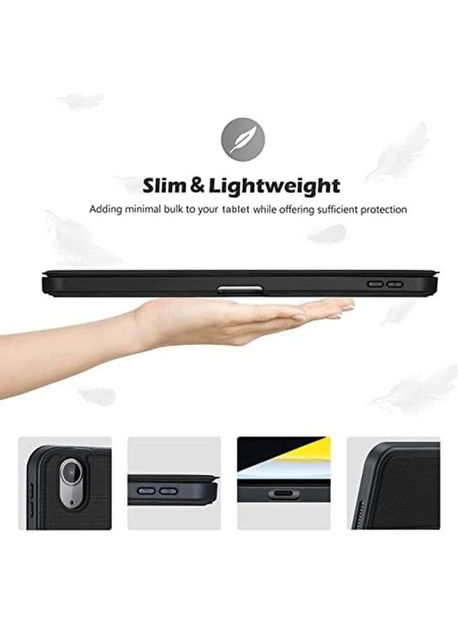 Procases For 2022 Ipad 10Th Generation Case With Pencil Holder Slim Stand Protective Folio Book Cover For Ipad 10.9 Inch 2022 A2696 A2757 A2777 Black - Image 4