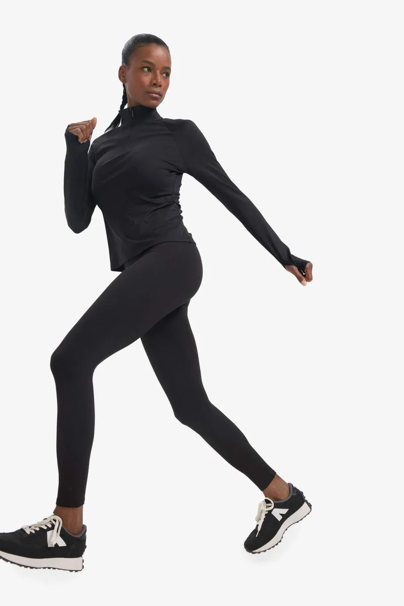 Defacto  DeFactoFit High Waist Soft Fluffy Basic Leggings for Women | Best Price UAE