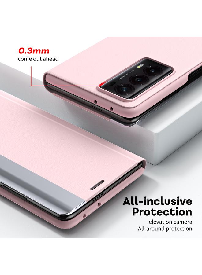 Zaboon Case For Honor Magic V2 Side Electroplated Adsorption Leather Phone Case - Image 3