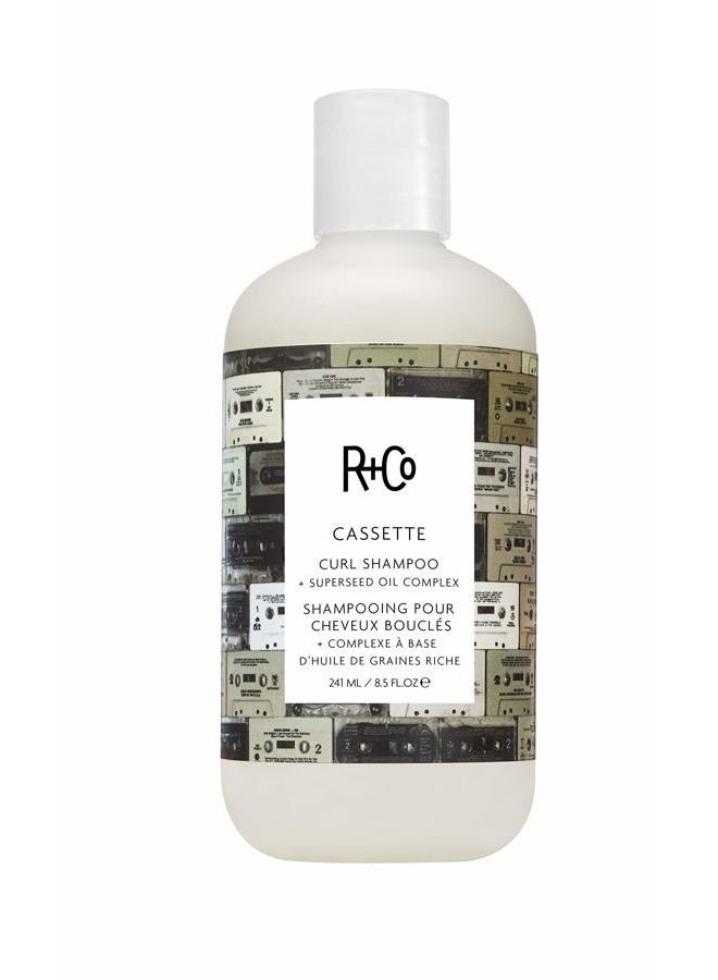 R+Co CASSETTE Curl Shampoo + Superseed Oil Complex CASSETTE Curl Shampoo + Superseed Oil Complex 251 ml / 8.5 oz - Image 1