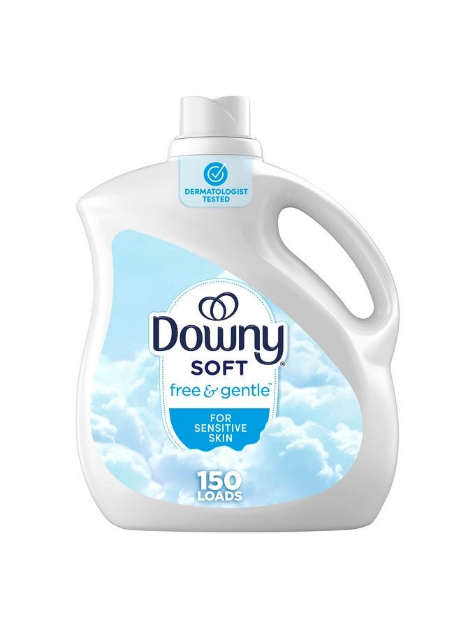 Downy Free & Gentle Fabric Softener (Fabric Conditioner), 111 fl oz, 150 Loads, Hypoallergenic - Image 1
