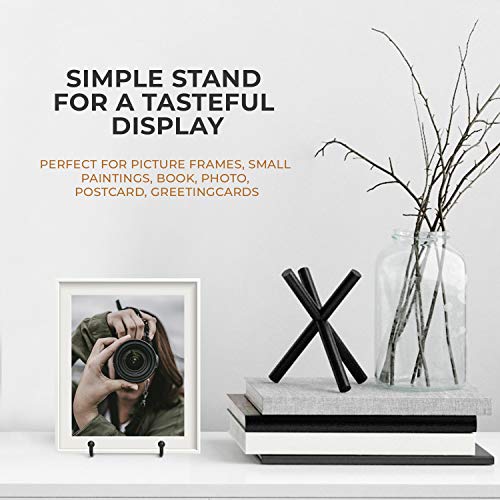 TRLife TR-LIFE Plate Stands for Display - 3 Inch Plate Holder Display Stand + Metal Frame Holder Stand for Picture, Decorative Plate, Book, Photo Easel (2 Pack) - Image 4