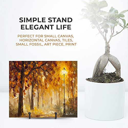 TRLife TR-LIFE Plate Stands for Display - 3 Inch Plate Holder Display Stand + Metal Frame Holder Stand for Picture, Decorative Plate, Book, Photo Easel (2 Pack) - Image 5
