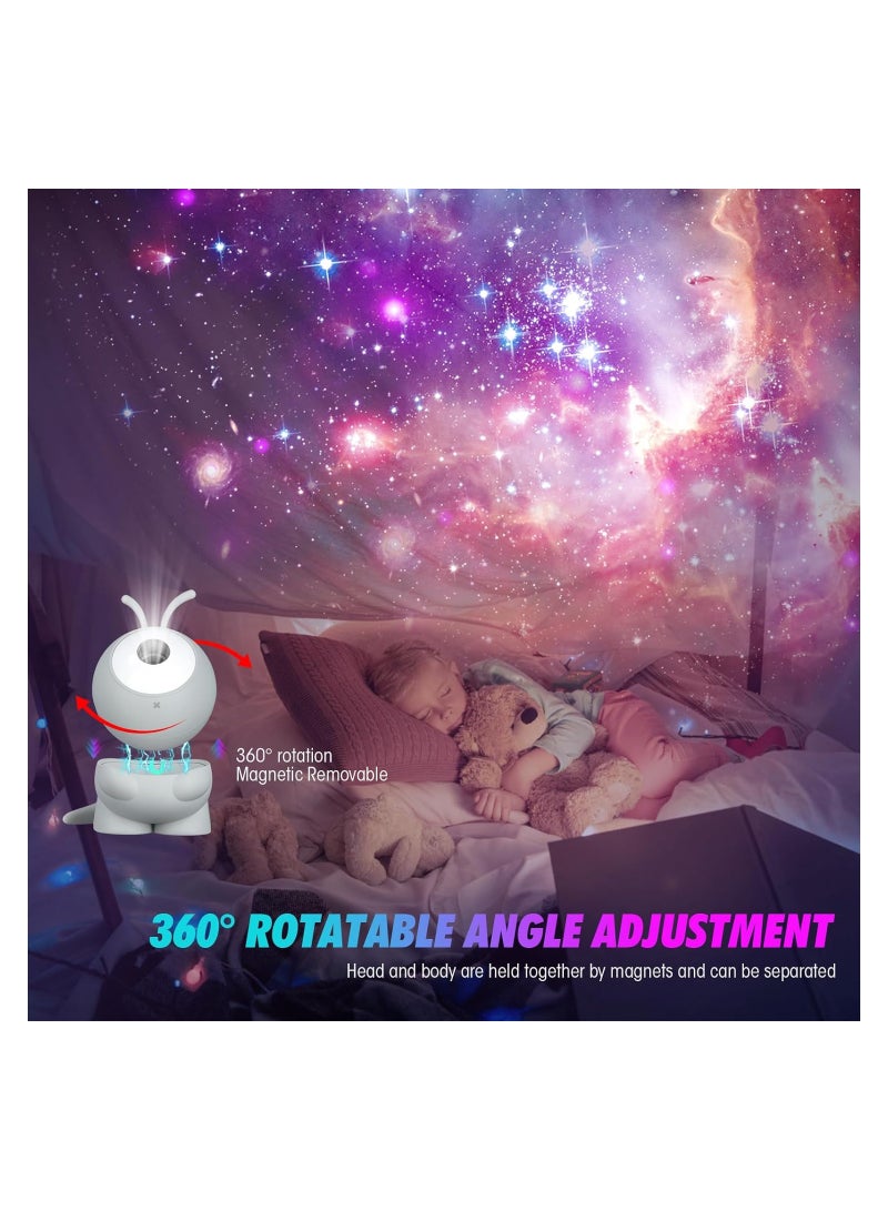 SOLARAE Light Projector Galaxy Star Projector Starry Night Light for Bedroom Sensory Lights with Ocean Wave 360¬∞ Adjustable Space Starry Night Light Projector Sky Projector Gifts for Kids Adults - Image 4