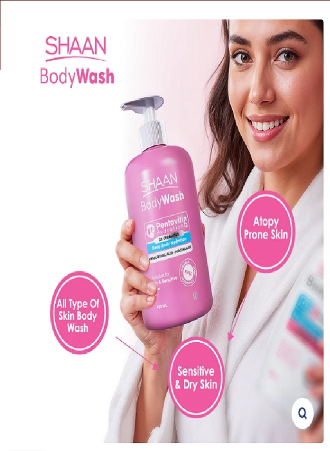 شان غسول الجسم المرطب من شان 480 مل - Image 4
