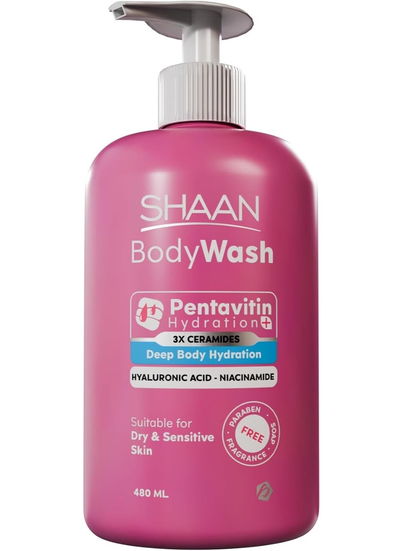 شان غسول الجسم المرطب من شان 480 مل - Image 5