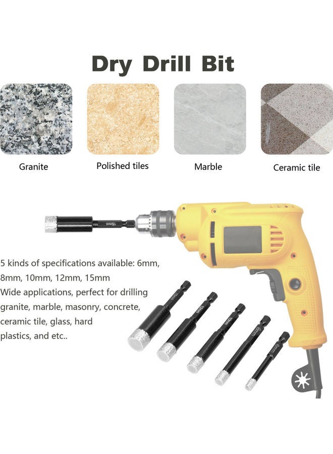 NIBEMINENT Vacuum Brazed Drill Bit Multicolour 8.50x2.00x2.00cm - Image 4