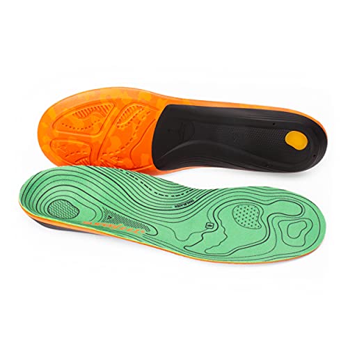 Superfeet Hike Support Insoles - Trim-to-Fit Comfort Carbon Fiber Orthotic Inserts for Hiking Boots or Shoes - Professional Grade - 5.5-7 Men / 6.5-8 Women - Image 1