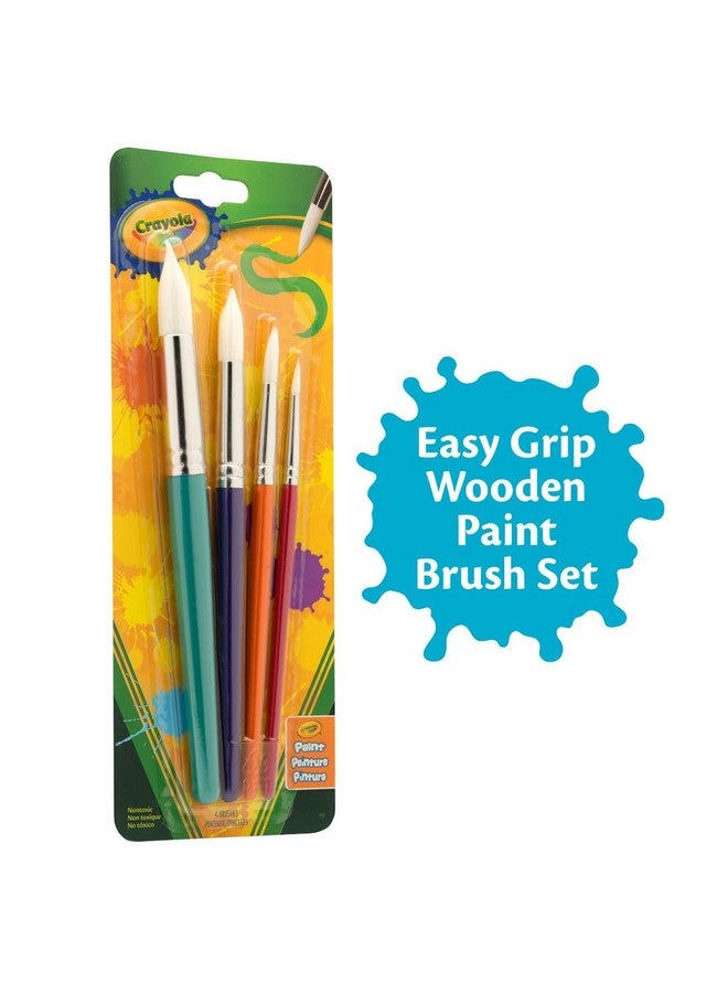 Crayola Paint Brushes 4ct - Image 2
