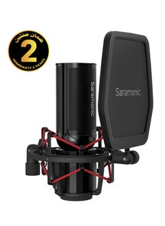 Saramonic Supercardioid Large-Diaphragm Condenser Microphone with Shock Mount & Pop Filter (SR-BV4)  - Image 1