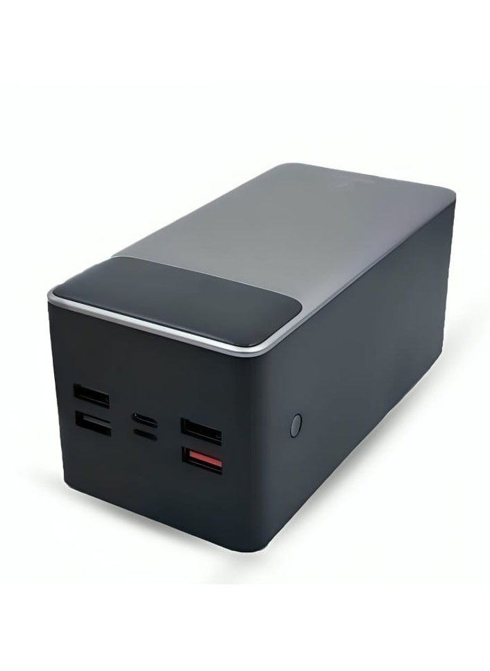 SPON - 50000mAh Power Bank with 2 Built-in Cables and 22.5W Hanging Cord and Display Screen - Image 1