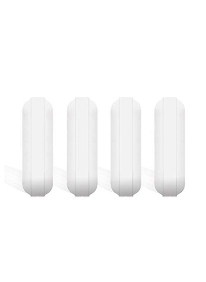EQUTY BAYMERS 4 قطع 25 مم (1 بوصة) قضيب تحريك مغناطيسي، PTFE، أبيض - Image 1