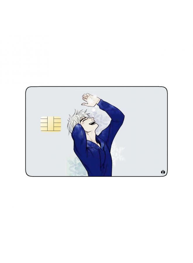 RKN PRINTED BANK CARD STICKER Jack Frost From Rise Of The Guardians By Dreamworks - Image 1