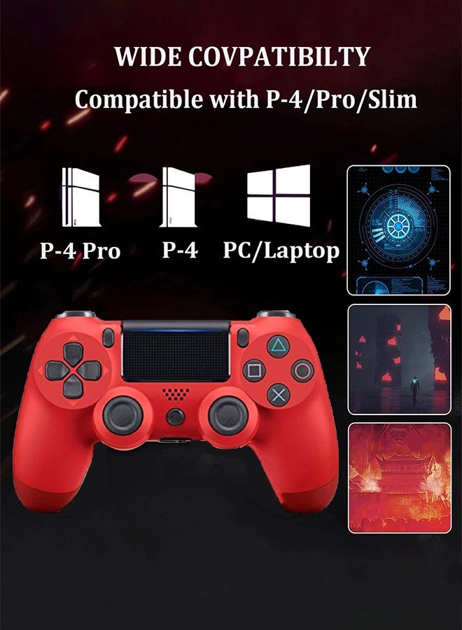 CubeG Wireless Controller for Playstation 4 with Dual Vibration Feedback/Touchpad/Speaker/Light Bar/Motion Sensing/3.5mm Headphone Jack - Image 2