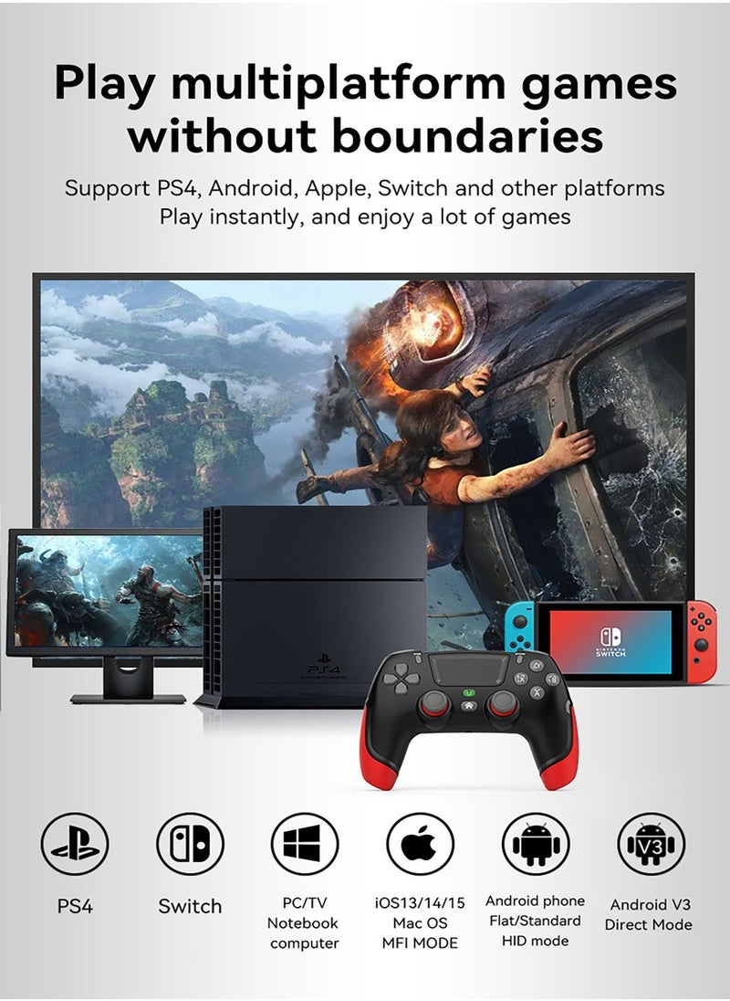 كسينياو - وحدة تحكم لاسلكية Dualshock لجهاز بلاي ستيشن 4، لوحة تحكم عن بعد لاسلكية - Image 1