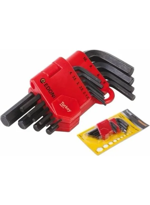 إس جي إس Edoni 120 mm Allen Set 10 Piece Long Allen Set