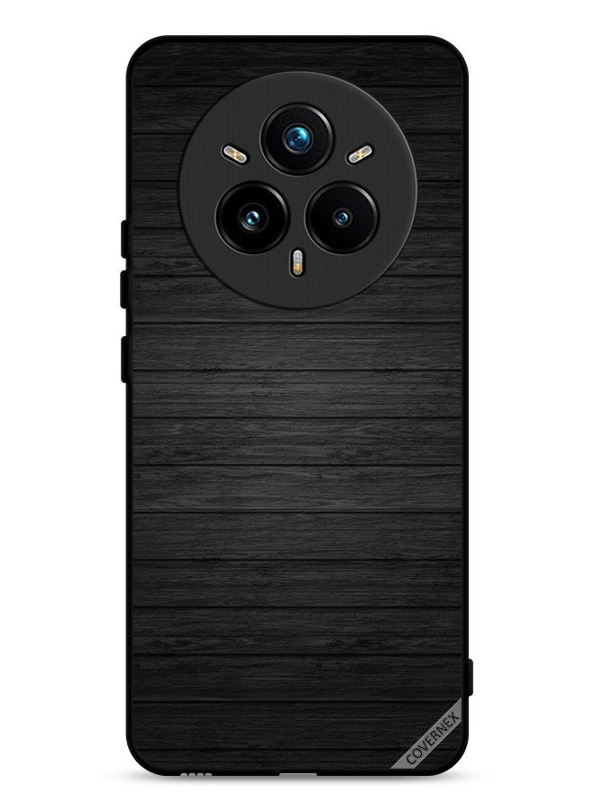 Covernex غطاء حماية لهاتف Realme 14 Pro Plus 5G بنمط خشبي داكن