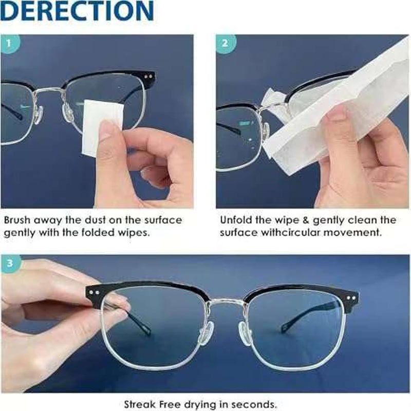 HIHIDAY Anti-Fog Wipes Glasses (200-pack), Pre-Moistened, Quick-Dry & Scratch-Free Laptop Screens, Optical Lens, Goggles, Smart Phone Screens and Watch Screens Individually Wrapped Travel (200PCS) - Image 2