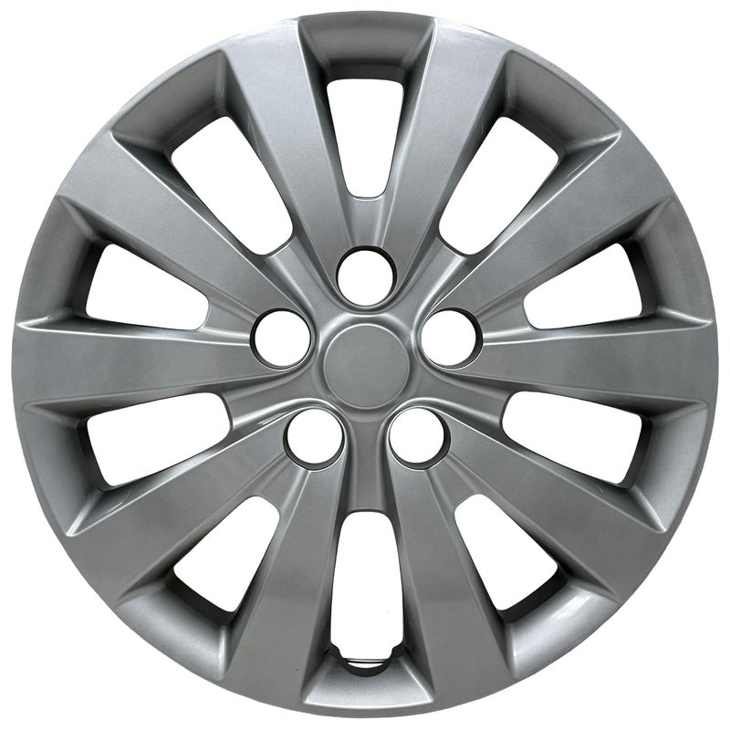 HubStar Hubcap Fits Nissan Sentra 20132019 Leaf 20132018 Premium Replica 16inch Replacement Silver 1 Piece