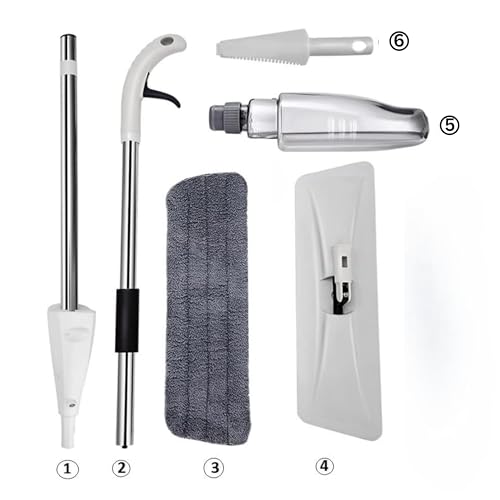 Raymox Spray Mop Set with Microfiber Washable Pad, Best 360 Degree Easy Mop for Floor Cleaning for Home & Office, Aluminum, Pocha for Floor Cleaning - Image 3