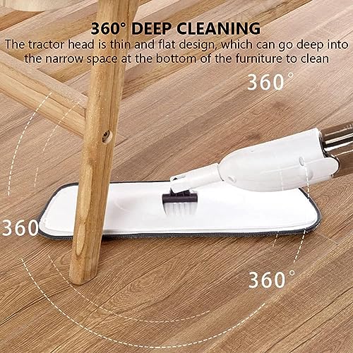 Raymox Spray Mop Set with Microfiber Washable Pad, Best 360 Degree Easy Mop for Floor Cleaning for Home & Office, Aluminum, Pocha for Floor Cleaning - Image 5