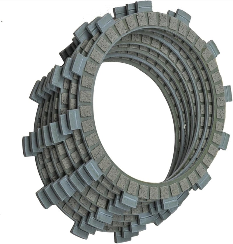 QASULER 7pc Motorcycle Friction Clutch Plates - Image 2