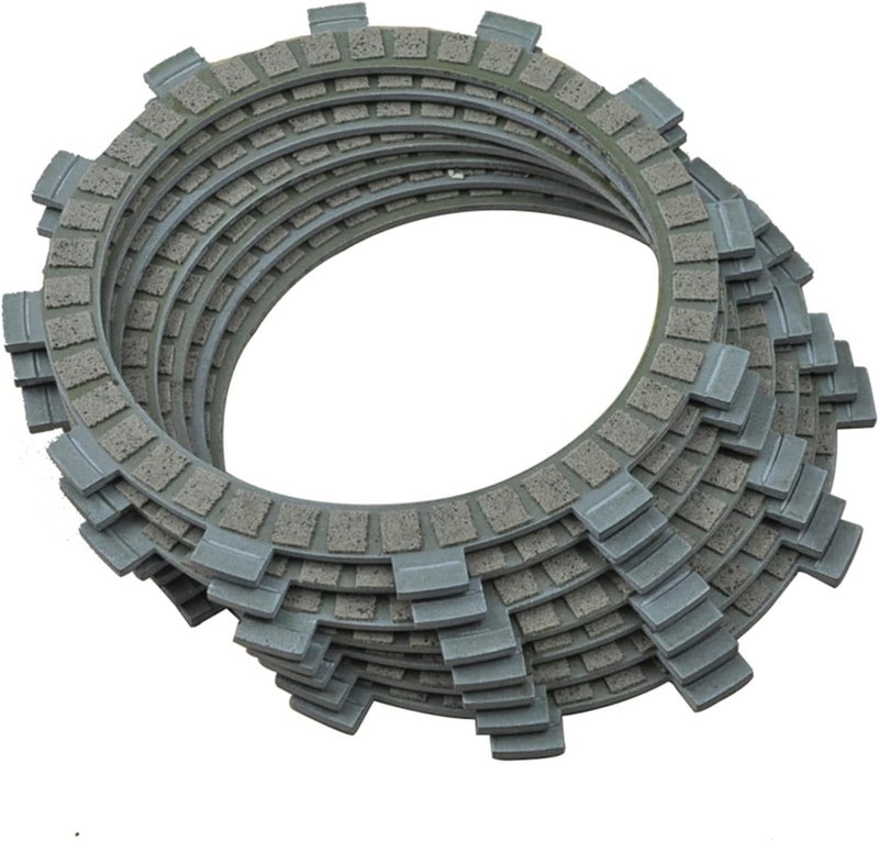 QASULER 7pc Motorcycle Friction Clutch Plates - Image 1