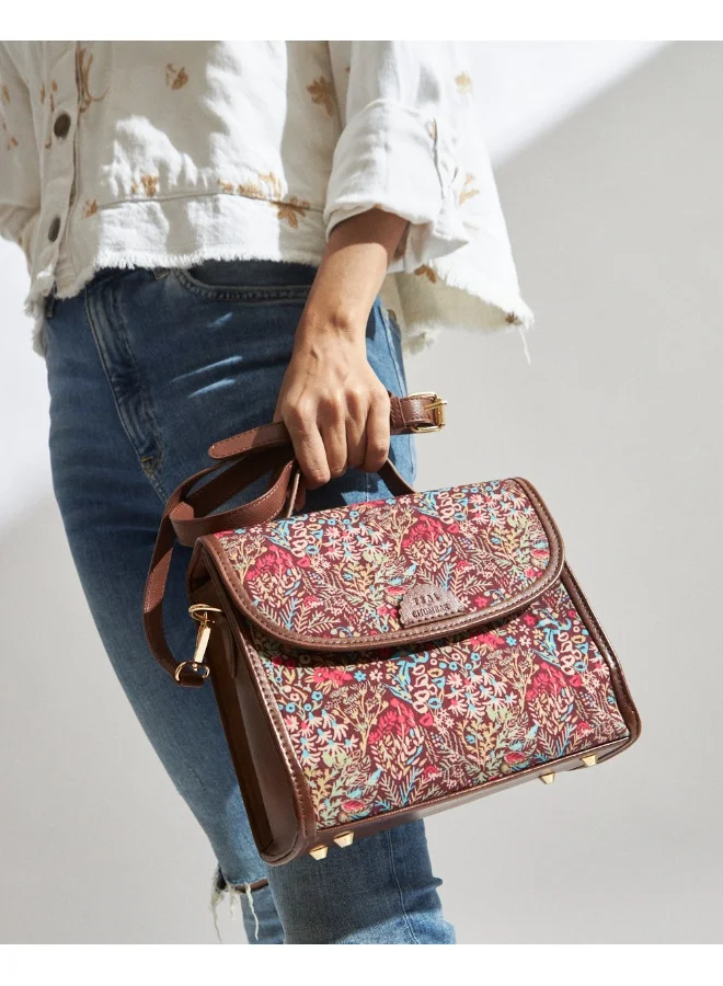 Chumbak TEAL BY CHUMBAK Rainforest Women's Crossbody Bag - Brown, Brown, One Size