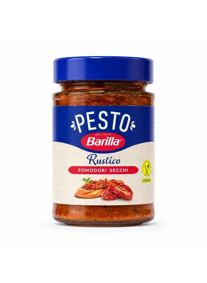 Barilla Pesto Rustico Sun-Dried Tomatoes 200g - Image 1