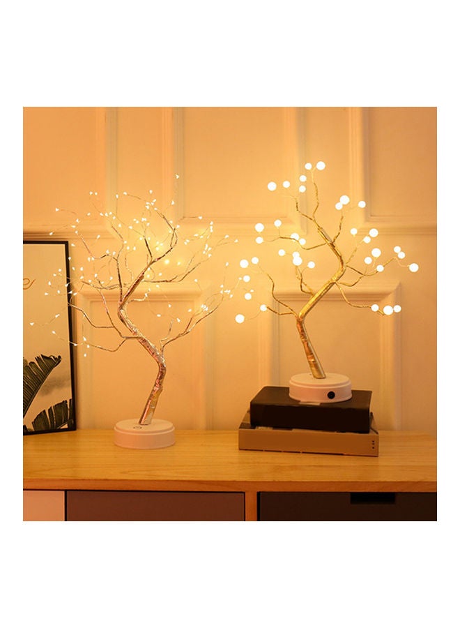 إسكدنيا شجرة مصابيح led من النحاس على شكل شجرة ذات رقائق ثلجية 60 مصباحاً أبيض 33*4*17سم - Image 5