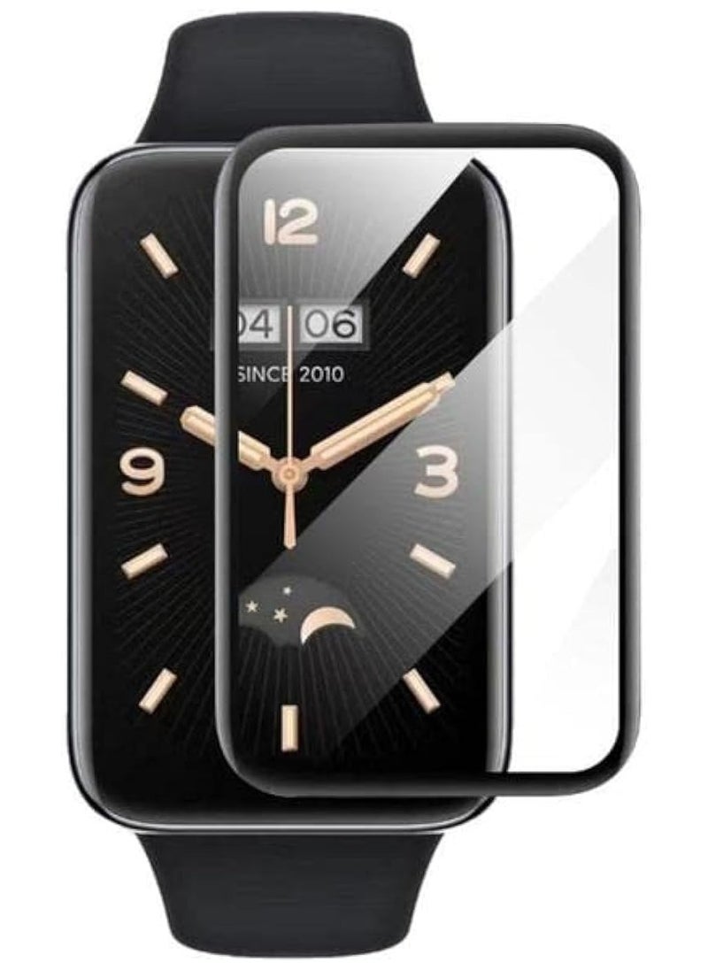 Generic - Screen Protector for Mi Band 7 Pro Scratch Resistant 3D Total Coverage Bubble Free Pet HD Flexible Transparent Screen Protector Film - Image 1