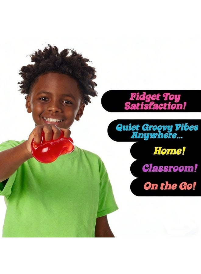 2-PACKS The Ultimate Squishy Stress Relief Fidget Toy, Sensory Squeeze Cube for Kids & Adults, Perfect for Anxiety,  Focus, Quiet Play Anywhere - Image 5
