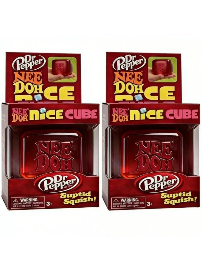 2-PACKS The Ultimate Squishy Stress Relief Fidget Toy, Sensory Squeeze Cube for Kids & Adults, Perfect for Anxiety,  Focus, Quiet Play Anywhere - Image 1
