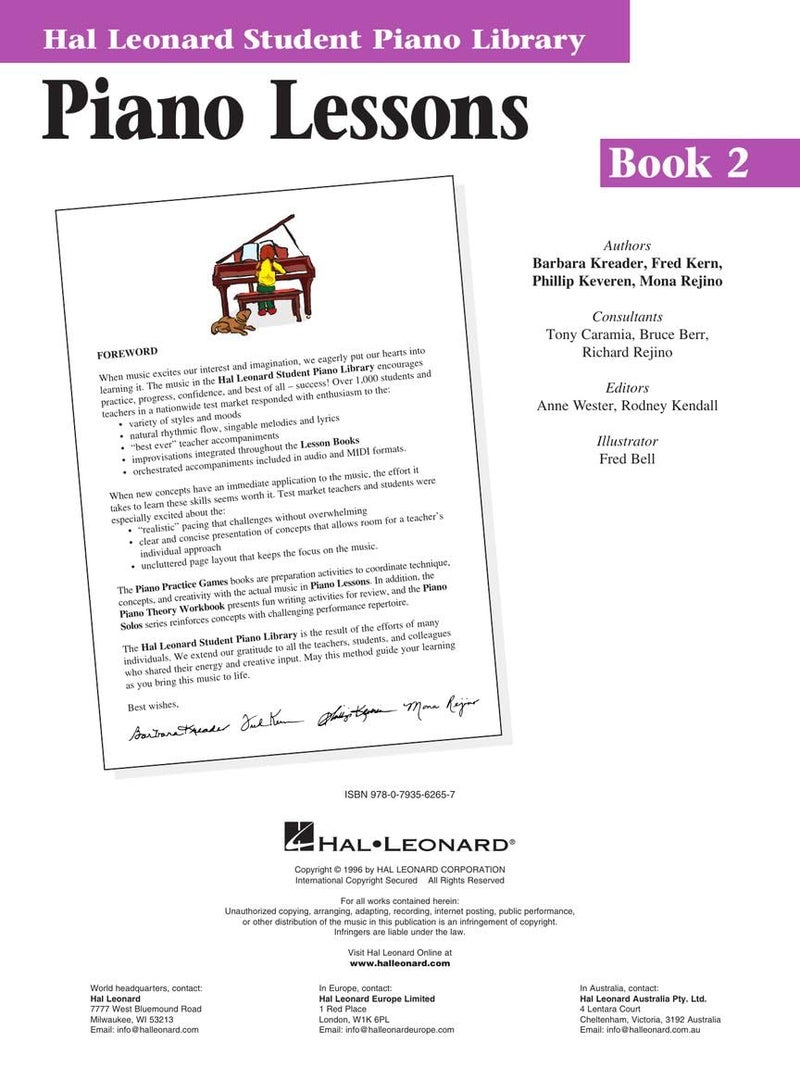 Piano Lessons Book 2: Hal Leonard Student Piano Library - Image 3