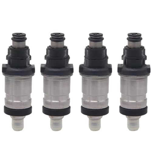 Yeedaky 4pcs Fuel Injector Fit For Acura CL Fit For Honda Accord 19861997 Civic 19881991 CRX 19881991 Odyssey 19951997 Prelude 19851996 Fit For Isuzu Oasis 19961997 06164P0A000 - Image 1