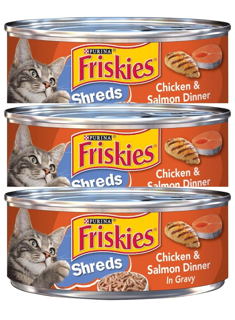 Friskies Chicken & Salmon Cat Food 156g 3 Pack