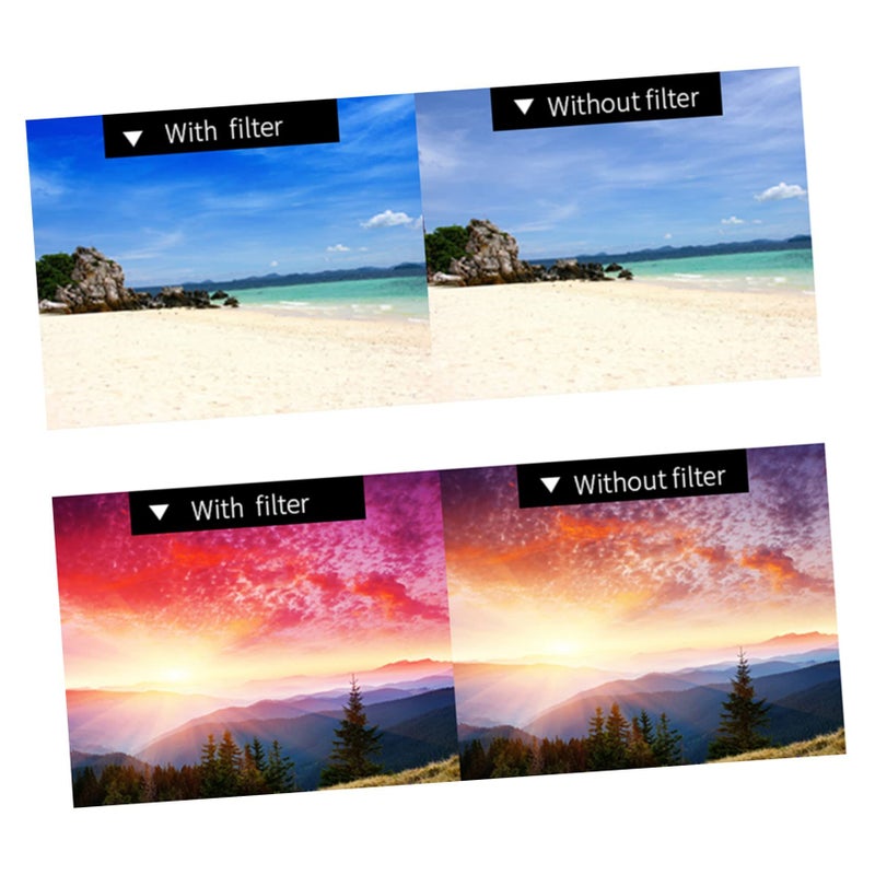10pcs Sunset Atmosphere Light Film Yellow 6.6x6.6x0.01cm High Transmission for Photo Studio Strobe Flash - Image 5