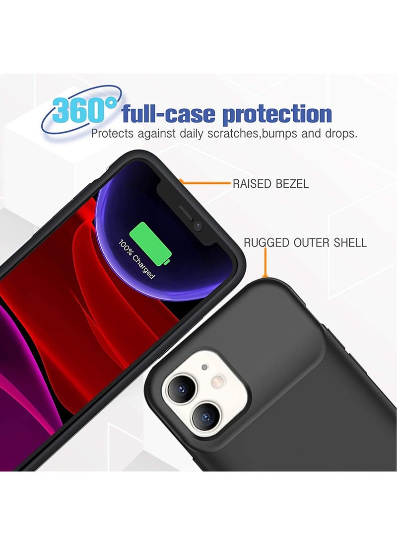 ELTRAZONE Battery Case for iPhone 11, Newest 4000mAh Slim Portable Protective Charging case Compatible with iPhone 11 (6.1 inch) Rechargeable Battery Pack Charger Case (Black) - Image 5