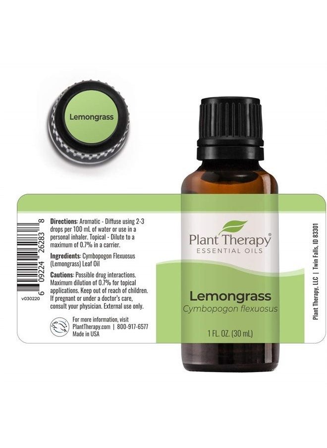 Plant Therapy Lemongrass Essential Oil 100% Pure, Undiluted, Natural Aromatherapy, Therapeutic Grade 30 mL (1 oz)  - Image 4