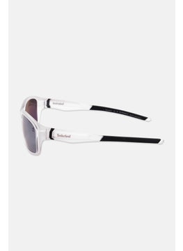 Timberland Men TB9293 Square Sunglasses, Silver  - Image 3