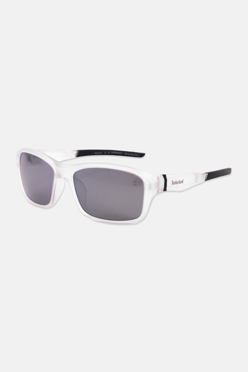 Timberland Men TB9293 Square Sunglasses, Silver - Image 2