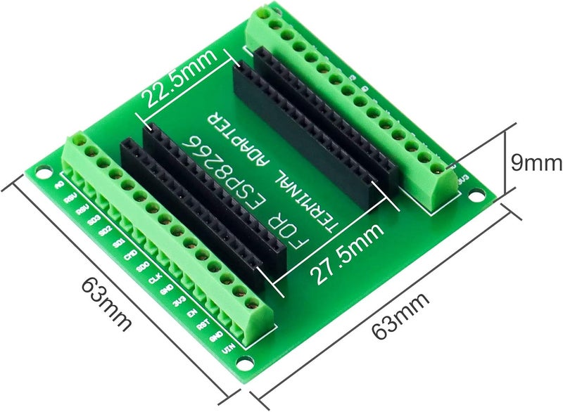 KeeYees ESP8266 Breakout Board GPIO 1 into 2 for ESP8266 ESP-12E Development Board (2PCS) - Image 4
