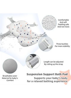 Baby Foldable Bathtub with Bath mat Cushion, Portable Baby Bathtub with Drain Hole, Shower Basin with Non-Slip Support Leg for 0-6 Years Boy Girl(Grey) - pzsku/ZB21E0B06162D2B42C8FEZ/45/_/1739261536/137ba2fa-df33-4ffd-b038-526f6fcf24b8