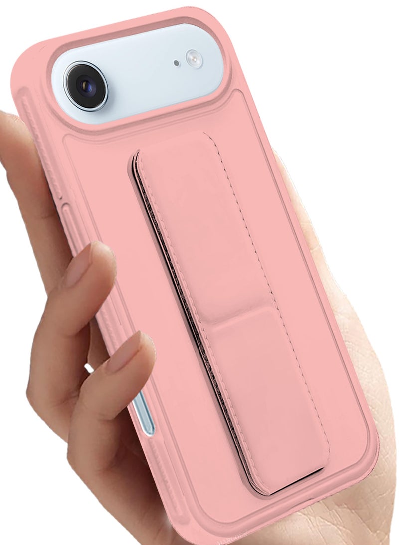 2 Packs Premium PU Leather Case for iPhone 17 Air with Stand Function Shockproof and Anti Scratch Finger Grip with Privacy Screen Protector - Image 5