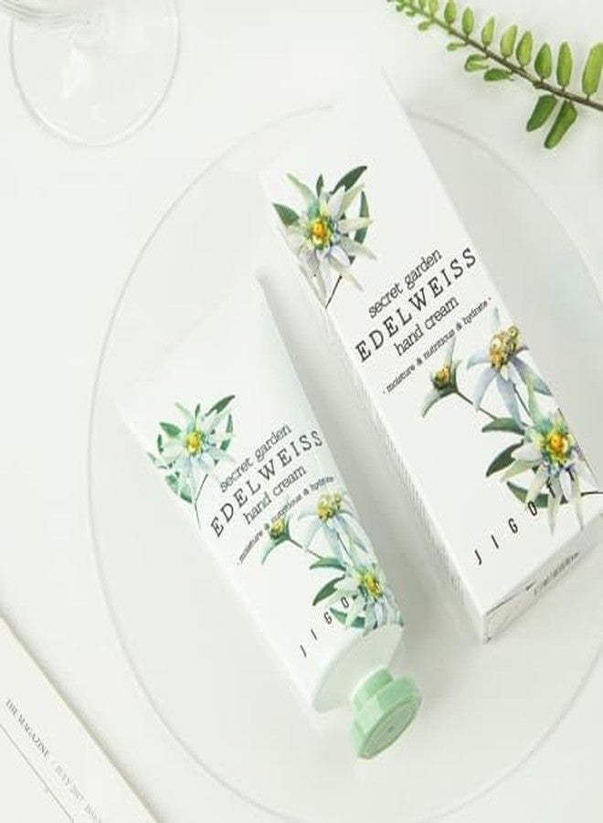 Jigott Secret Garden Moisture Hand Cream 100ml/3.38fl.oz (Edelweiss) - Image 3