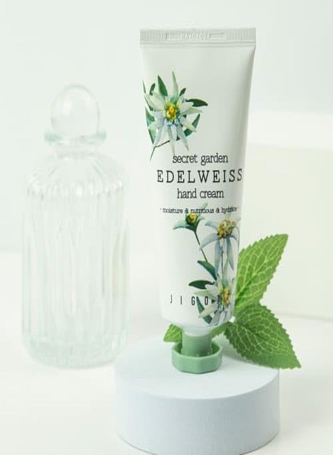 Jigott Secret Garden Moisture Hand Cream 100ml/3.38fl.oz (Edelweiss) - Image 2