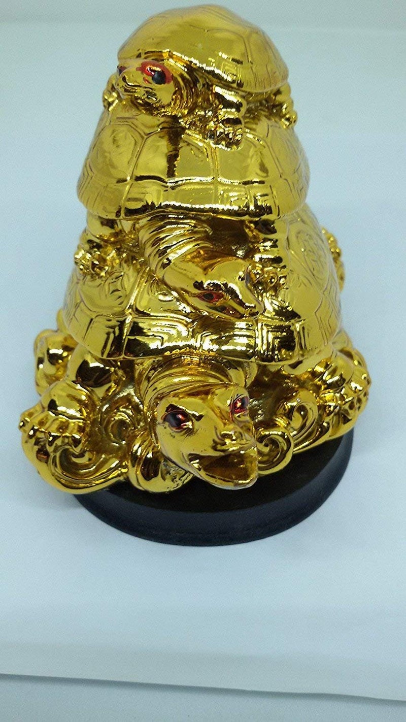 GJ Vastu Feng Shui Three Tiered Tortoises - Image 3